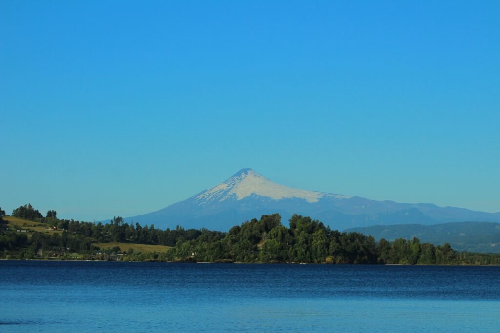 Panguipulli Lake in Chile